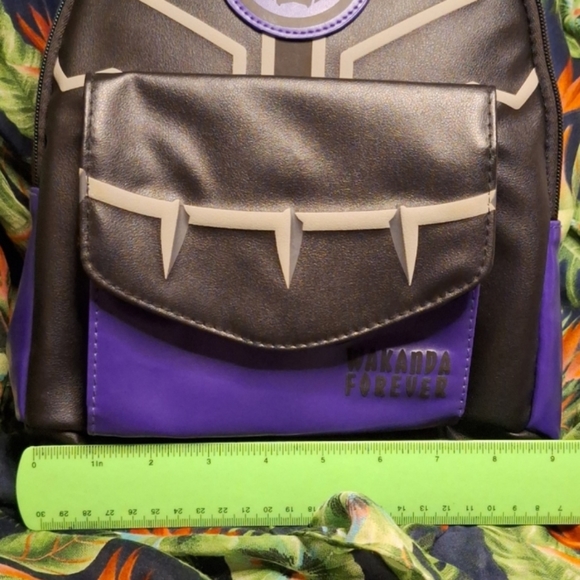 Black Panther Wakanda Forever Disney Marvel BioWorld Mini Backpack Limited main image 6